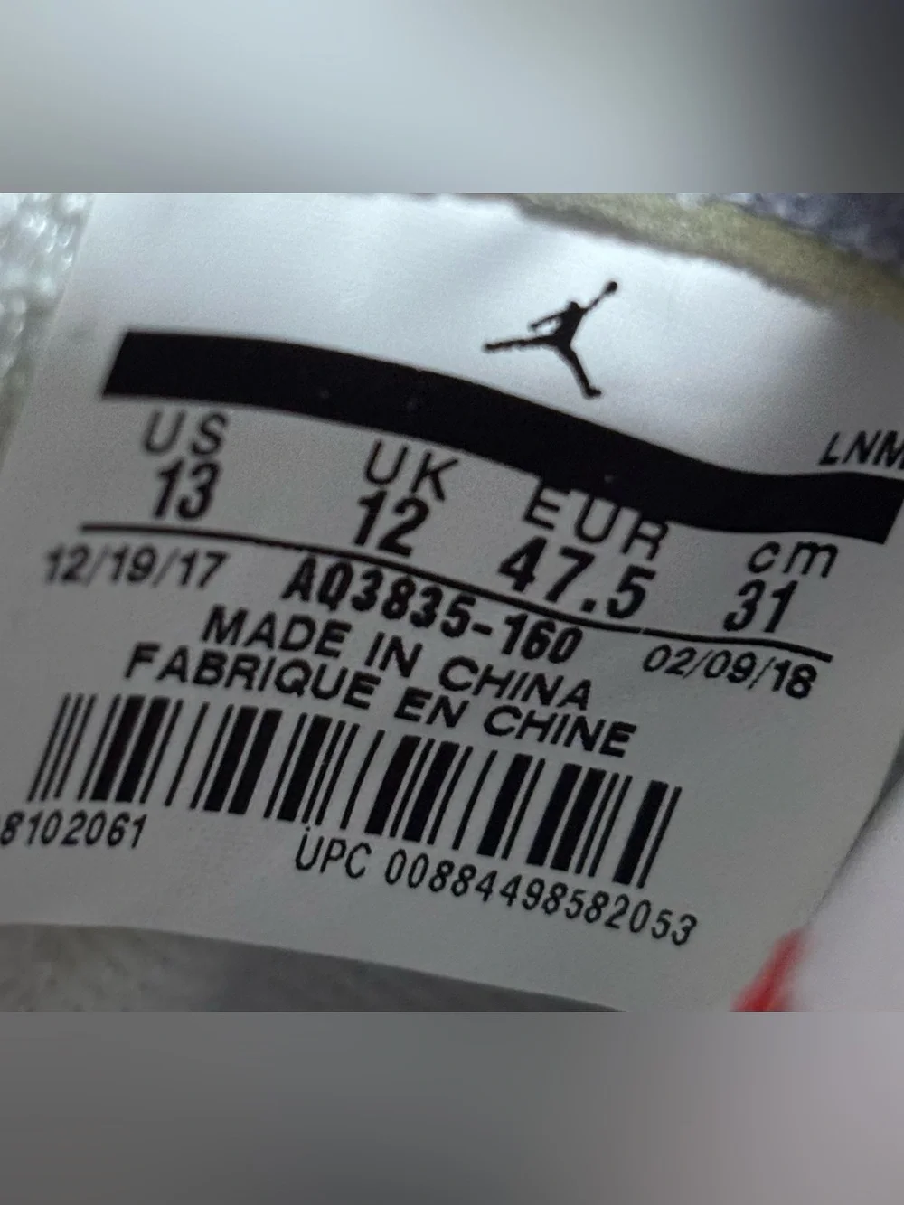 Jordan 3 Retro OG NRG Tinker Size 13